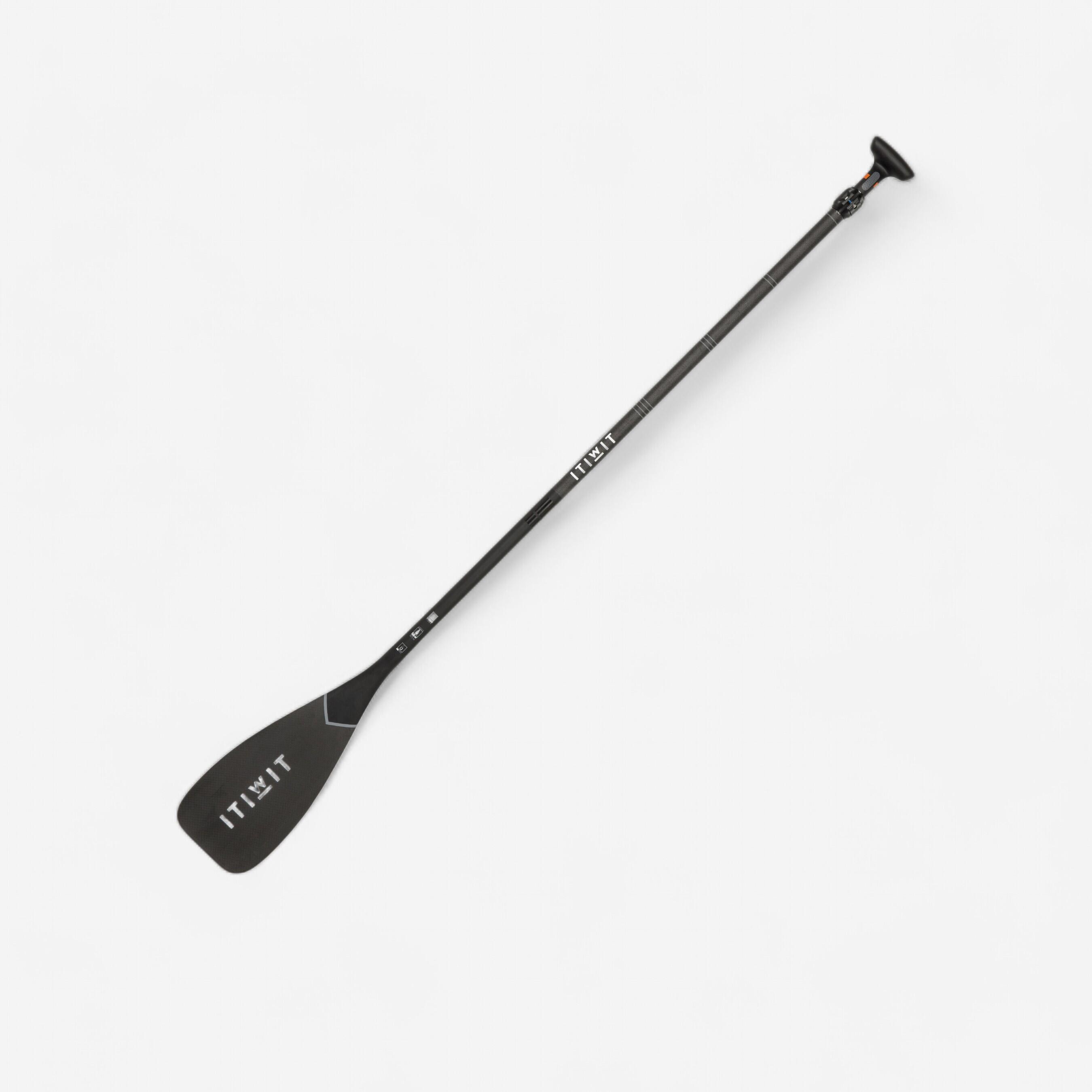 Pagaies de stand up paddle PAGAIE STAND UP PADDLE 900 CARBONE 2 PARTIES REGLABLE 170-210 CM ...